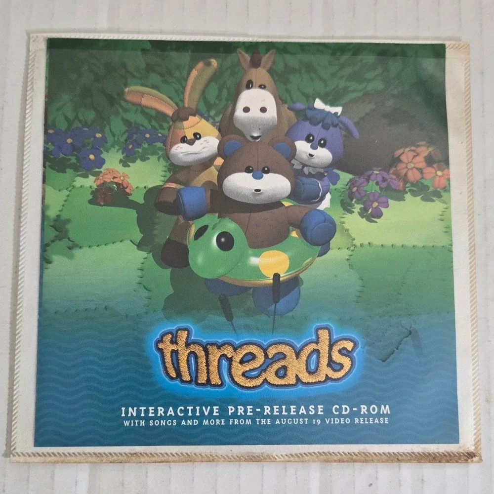 Threads Interactive Pre Release CD ROM 2000 Everland Vintage‎ Software (CIB)